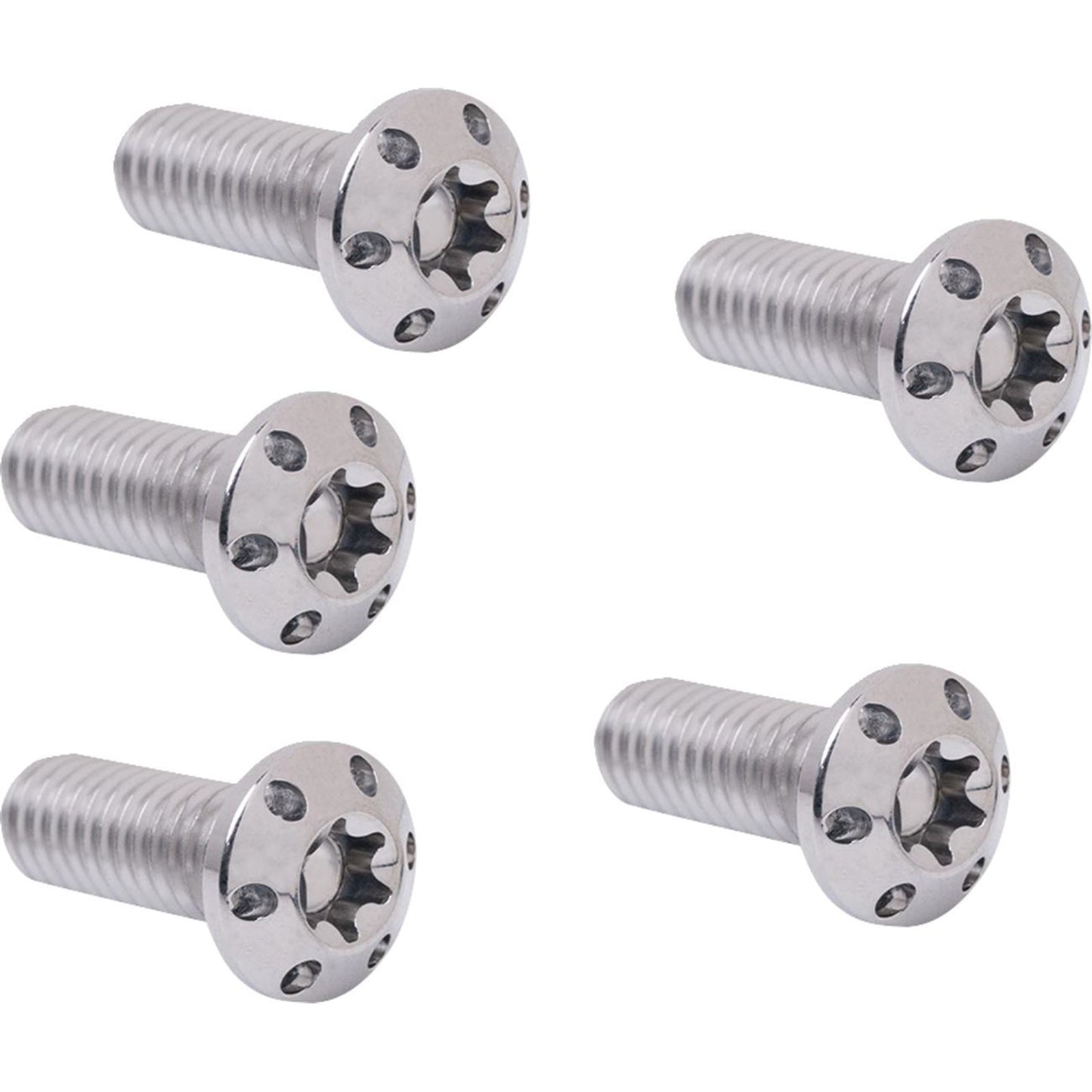 Arlen Ness Bolt Kit Holeshot/Brake Rotor/Front Hub Mount Polished 5/16"-18x7/8" 5Pk 300-912_1494582