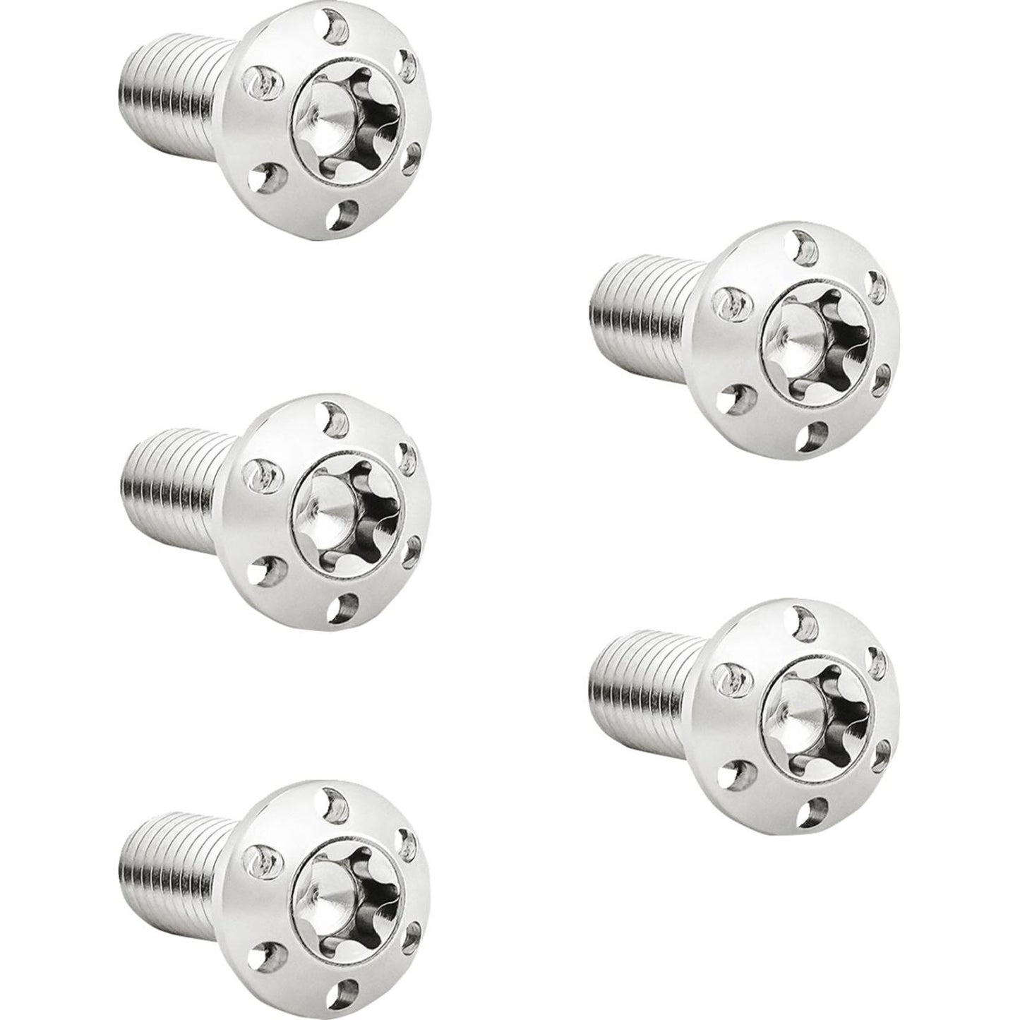 Arlen Ness Bolt Kit Holeshot/Brake Rotor/Front Hub Mount Polished 5/16"-18x7/8" 5Pk 300-912_1506706