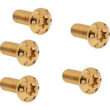 Arlen Ness Bolt Kit - Holeshot/Brake Rotor/Front Hub Mount Gold 5/16"-18x7/8" 5 Pk 300-914_1494585