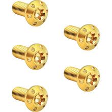 Arlen Ness Bolt Kit - Holeshot/Brake Rotor/Front Hub Mount Gold 5/16"-18x7/8" 5 Pk 300-914_1506704