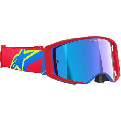 Alpinestars Supertech Goggles - Corp - Red/Blue - ABS Vision - Blue Mirror [MPN: 5100325-3055]_1488865