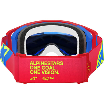 Alpinestars Supertech Goggles - Corp - Red/Blue - ABS Vision - Blue Mirror [MPN: 5100325-3055]_1488866