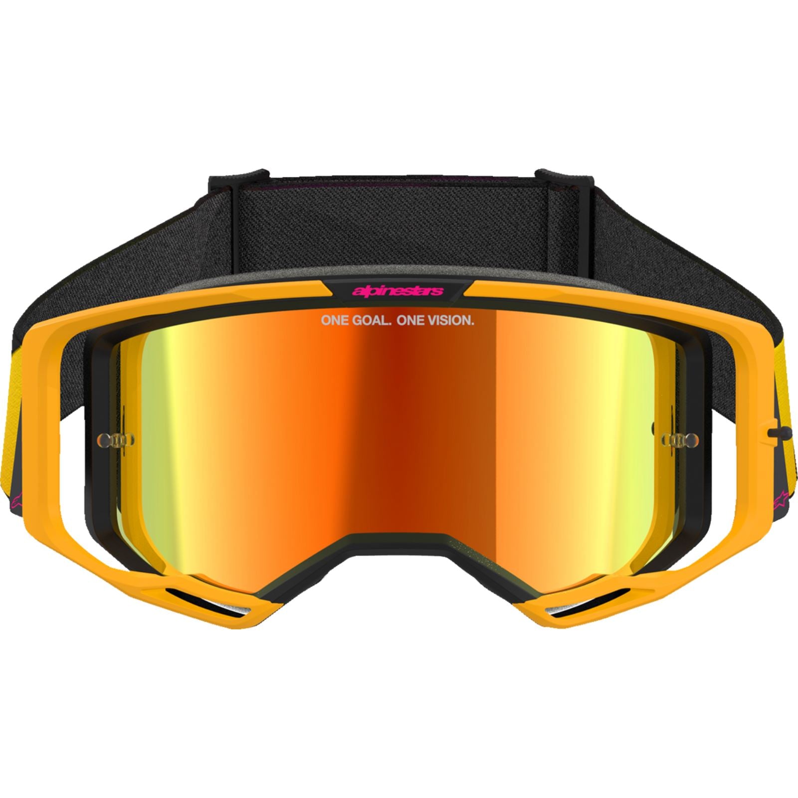 Alpinestars Vision 8 Goggles - Corp - Yellow/Pink - Red Mirror Lens 5101625-5023_1488868