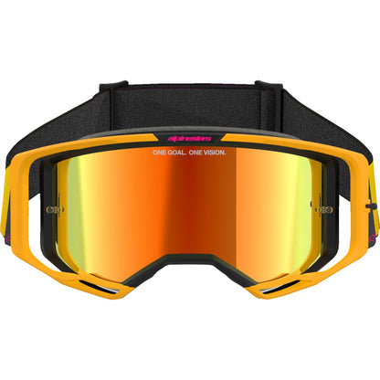 Alpinestars Vision 8 Goggles - Corp - Yellow/Pink - Red Mirror Lens 5101625-5023_1488868