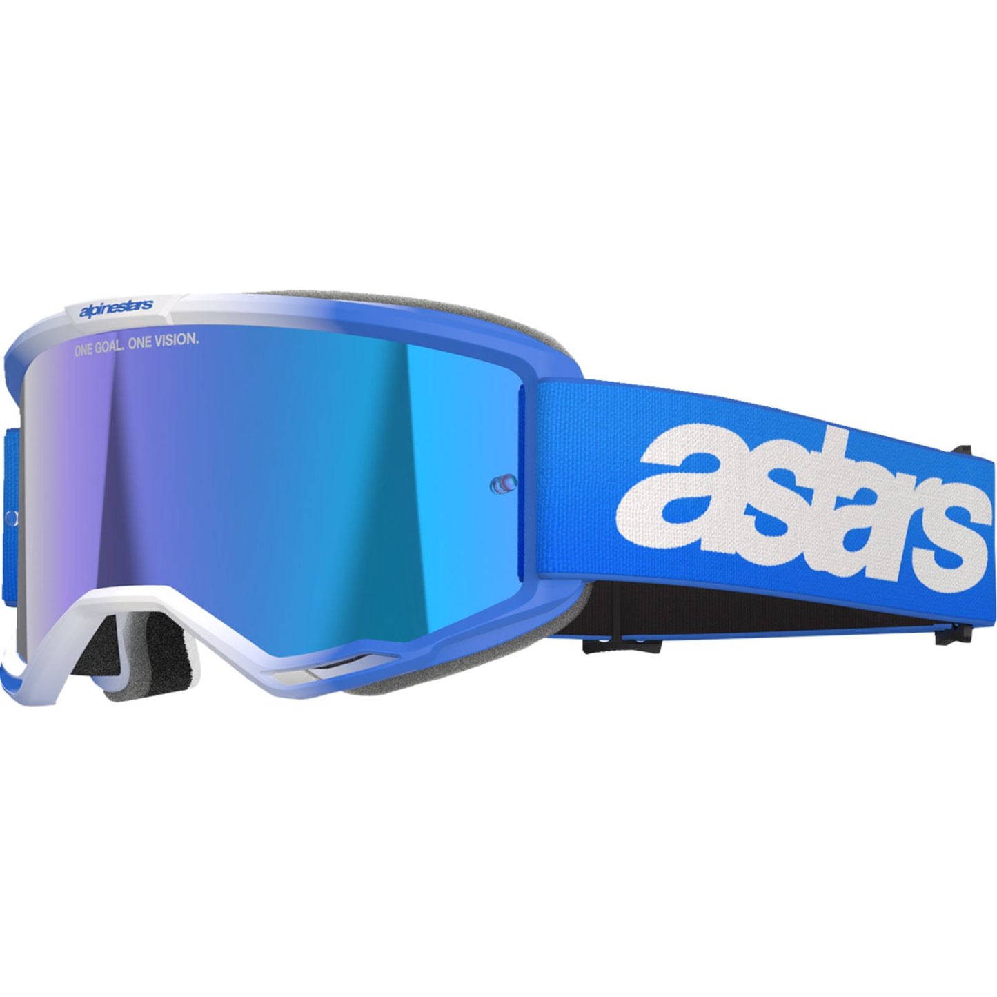 Alpinestars Vision 5 Goggles - Blaze - Blue - Blue Mirror Lens [MPN: 5102125-7271]_1488871