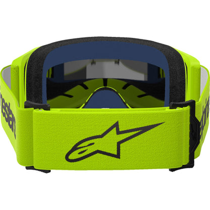 Alpinestars Vision 3 Goggles - Wordmark - Yellow Fluo - Silver Mirror Lens [MPN: 5103225-5299]_1488878
