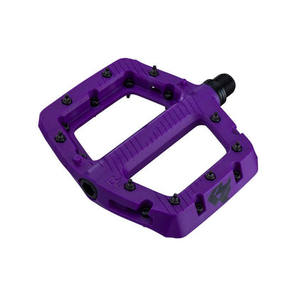 Race Face Chester Small Platform Pedals Spindle: Cr-Mo 9/16'' Purple [MPN: PD24COMPSPUR]_1489688