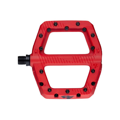 Race Face Chester Small Platform Pedals Spindle: Cr-Mo 9/16'' Red [MPN: PD24COMPSRED]_1489686
