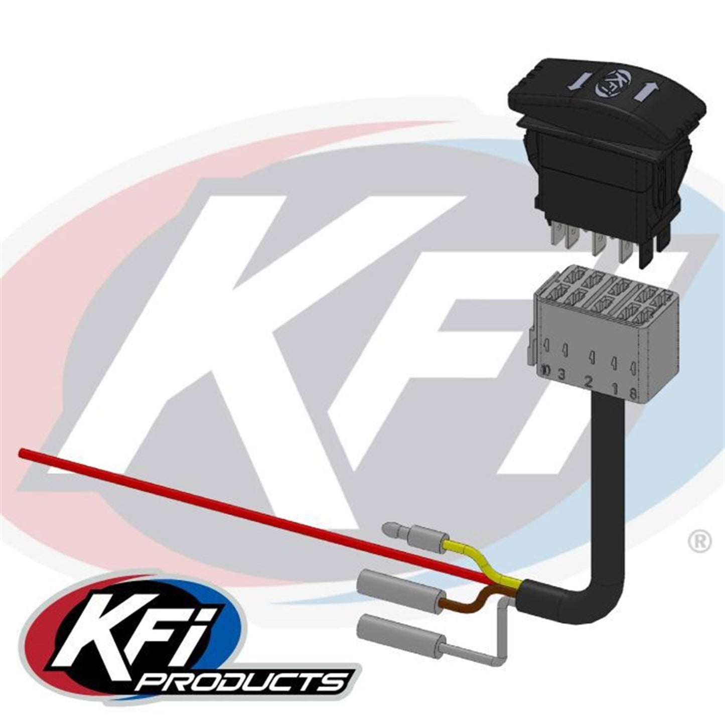 KFI Actuator Backlit Dash Rocker Switch - Upgrade Kit ACT-BLDRS-K_1633565