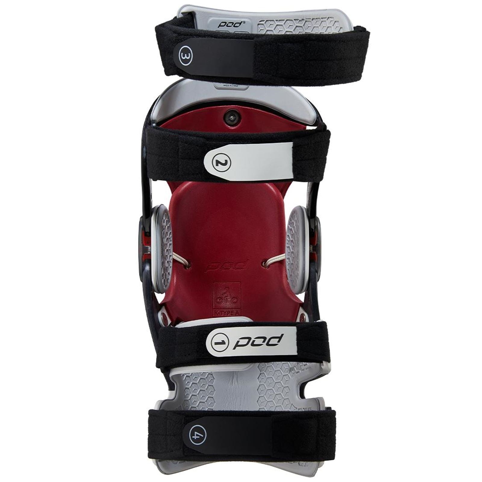 POD Active K8 3.0 Knee Brace - Carbon - Right - Carbon/White - Large K830-CLT-RT-LG_1534658