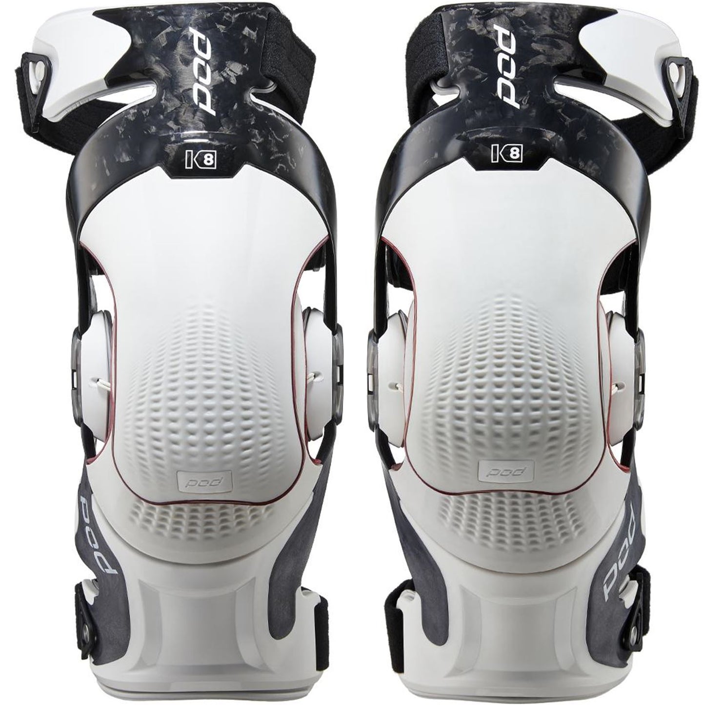 POD Active K8 3.0 Knee Brace - Carbon - Pair - Carbon/White - 2XL K830-CLT-PR-2X_1534746