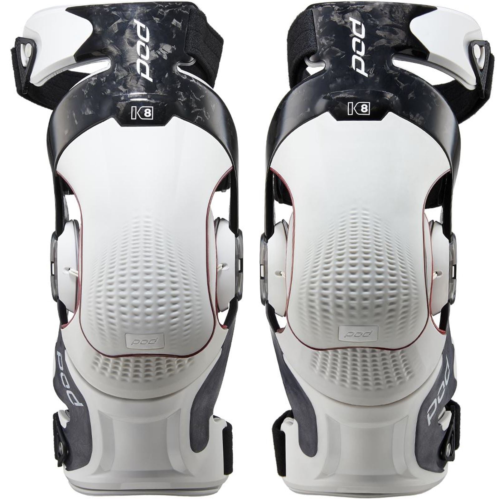 POD Active K8 3.0 Knee Brace - Carbon - Pair - Carbon/White - 2XL K830-CLT-PR-2X_1534746