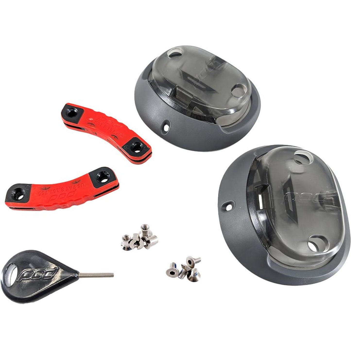 POD Active KX 3.0 Hinge Rebuild Set - Red/Black KX30-RBK-BL-OS_1533550