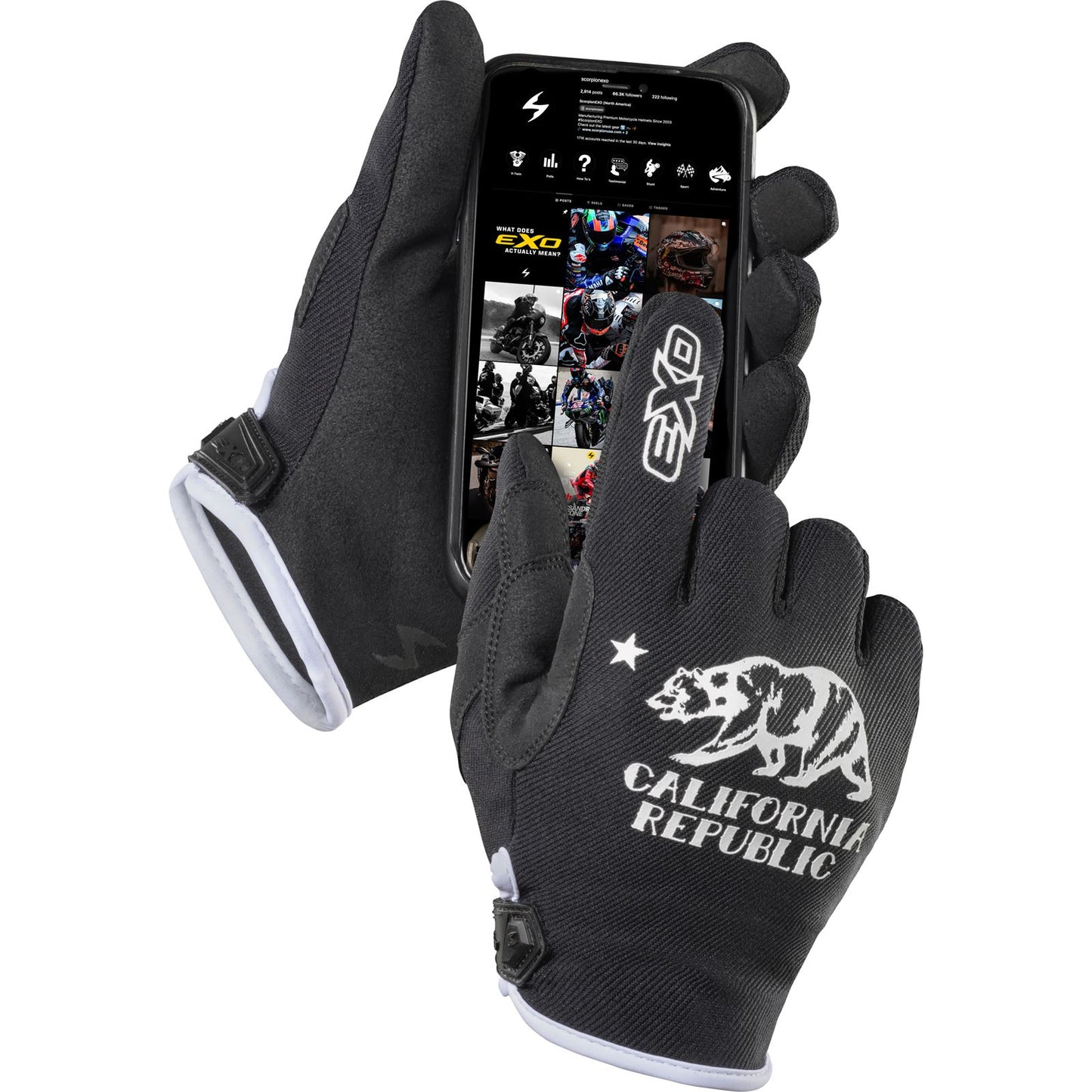 ScorpionEXO Moto-Flex Gloves Golden State_1512280