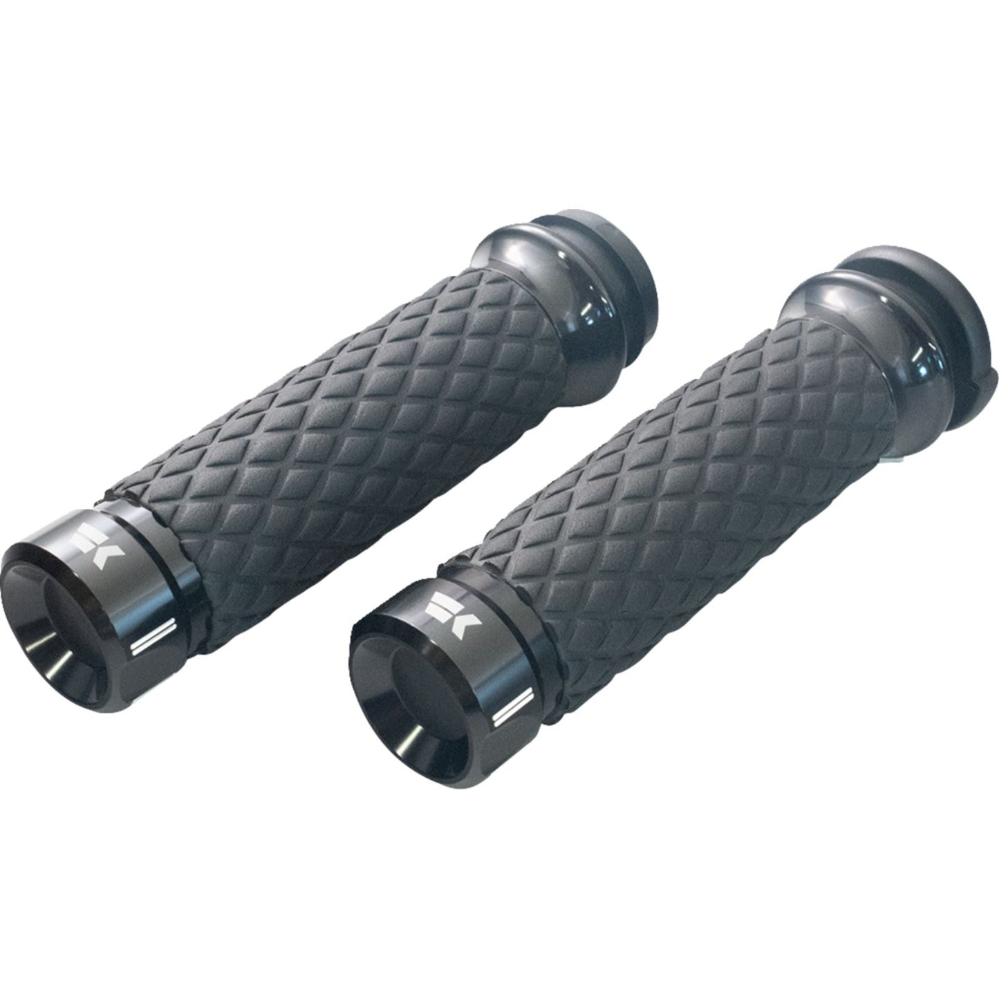Khrome Werks Grips - Klassic - Custom Contour - Diamond - Black [MPN: 500300]_1490162