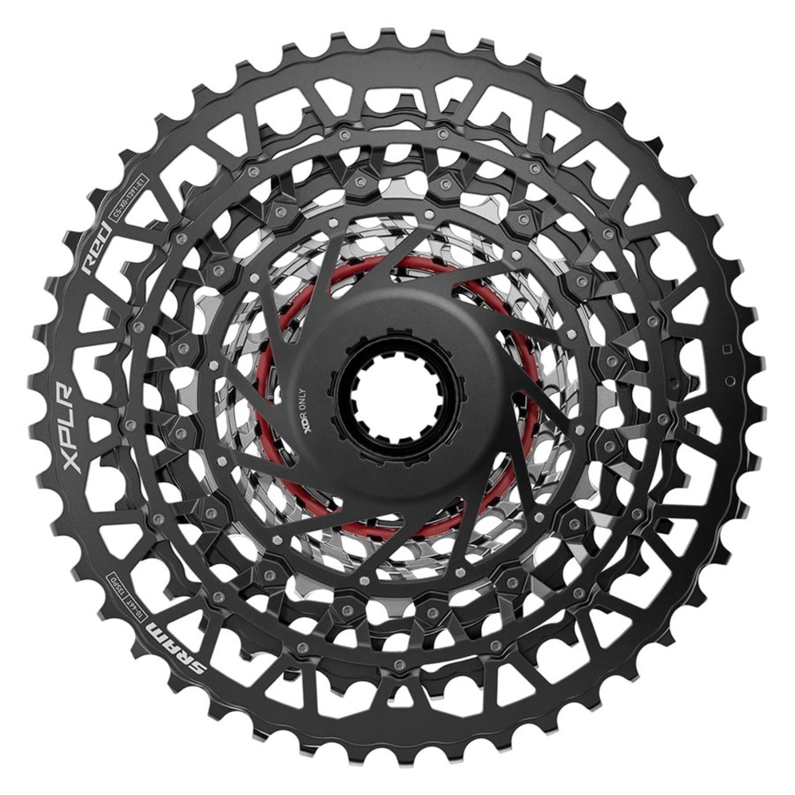SRAM Cassette - 13-Speed, 10-46t, For XDR Driver, Black/Silver, E1 [MPN: 00.2418.143.000]_1490316
