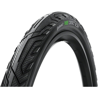 Continental Tire - Bicycle Pure Contact Tire 27.5x2.0, Clincher, Folding, Black/Graphite Reflex [MPN: 01019670000]_2101952