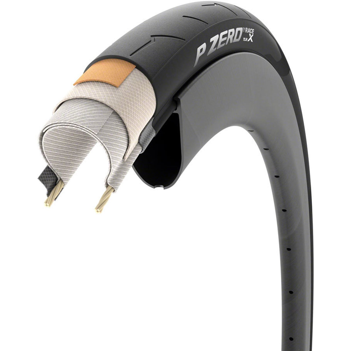 Pirelli - Bicycle P ZERO Race X TLR Tire - 700x28 - Tubeless, Folding, TechWall+, SmartEvo 4558300_1500202