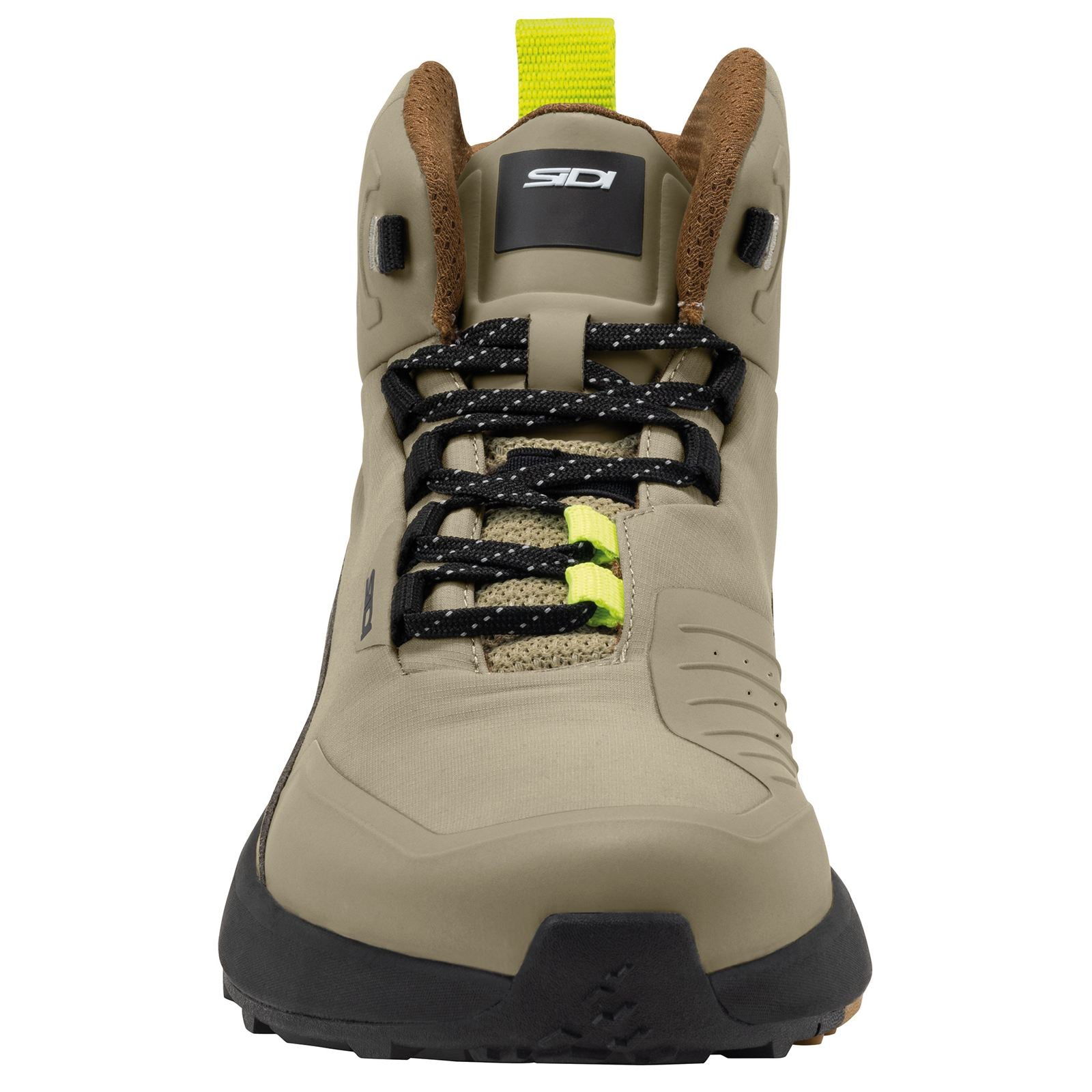 Sidi - Powersports Nucleus Riding Shoes - Lemon/Black - Size 43 [MPN: NUCLEUSLEMBLK43]_1996941