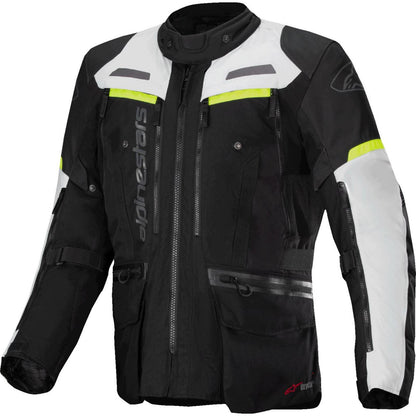 Alpinestars Bogota Pro Drystar® Jacket - Dark Black/Ice Gray/Yellow_1506791