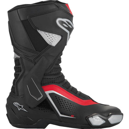 Alpinestars SMX-6 V3 Vented Boots - Black/Silver/Red - Size 8 [MPN: 2223225199 42]_1507132
