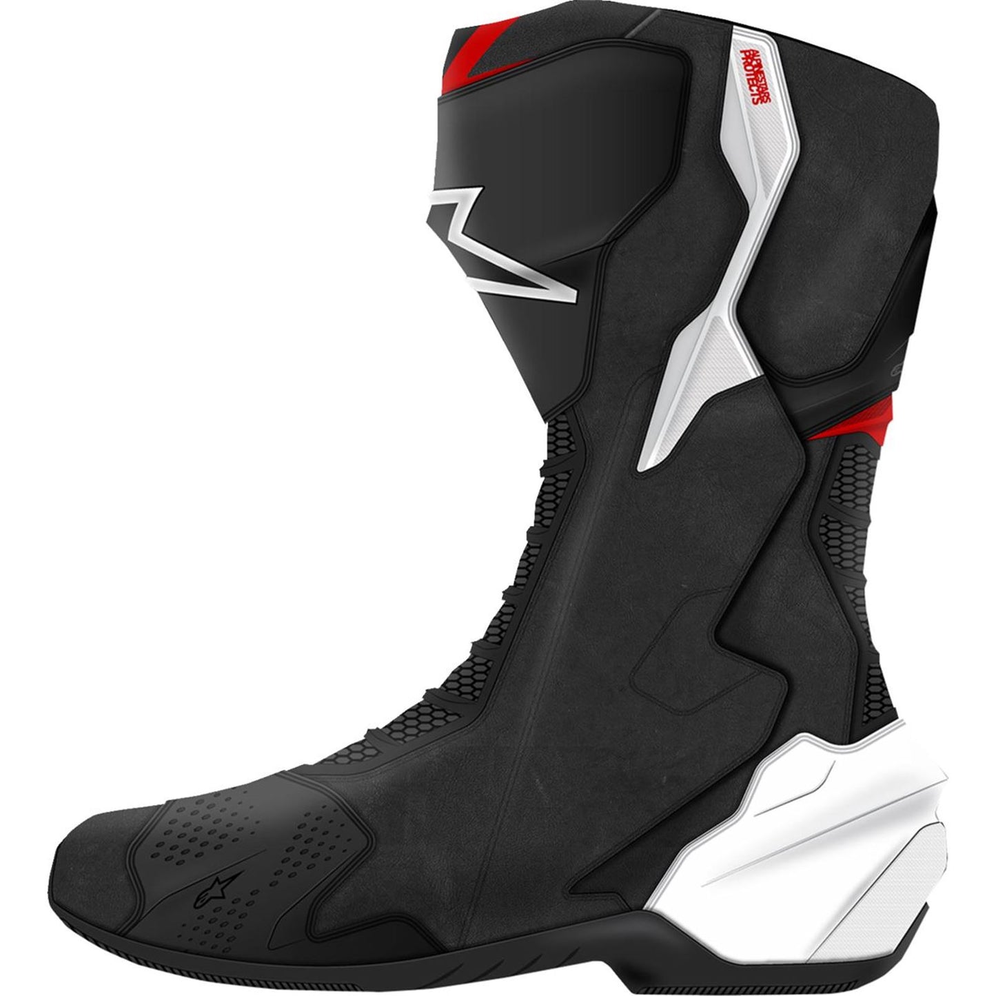 Alpinestars SMX-6 V3 Boots - Black/White/Red Graphic_1513419