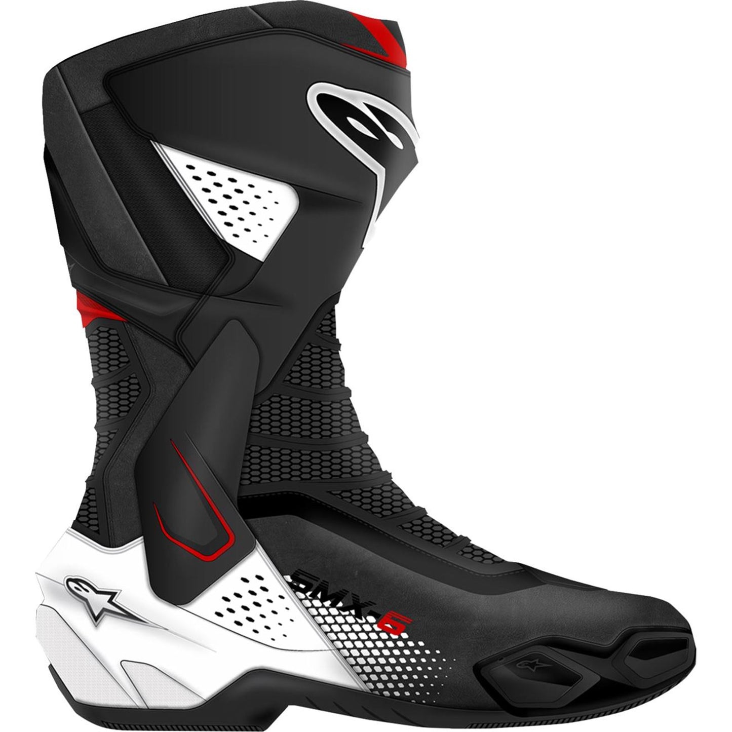 Alpinestars SMX-6 V3 Boots - Black/White/Red Graphic_1513420