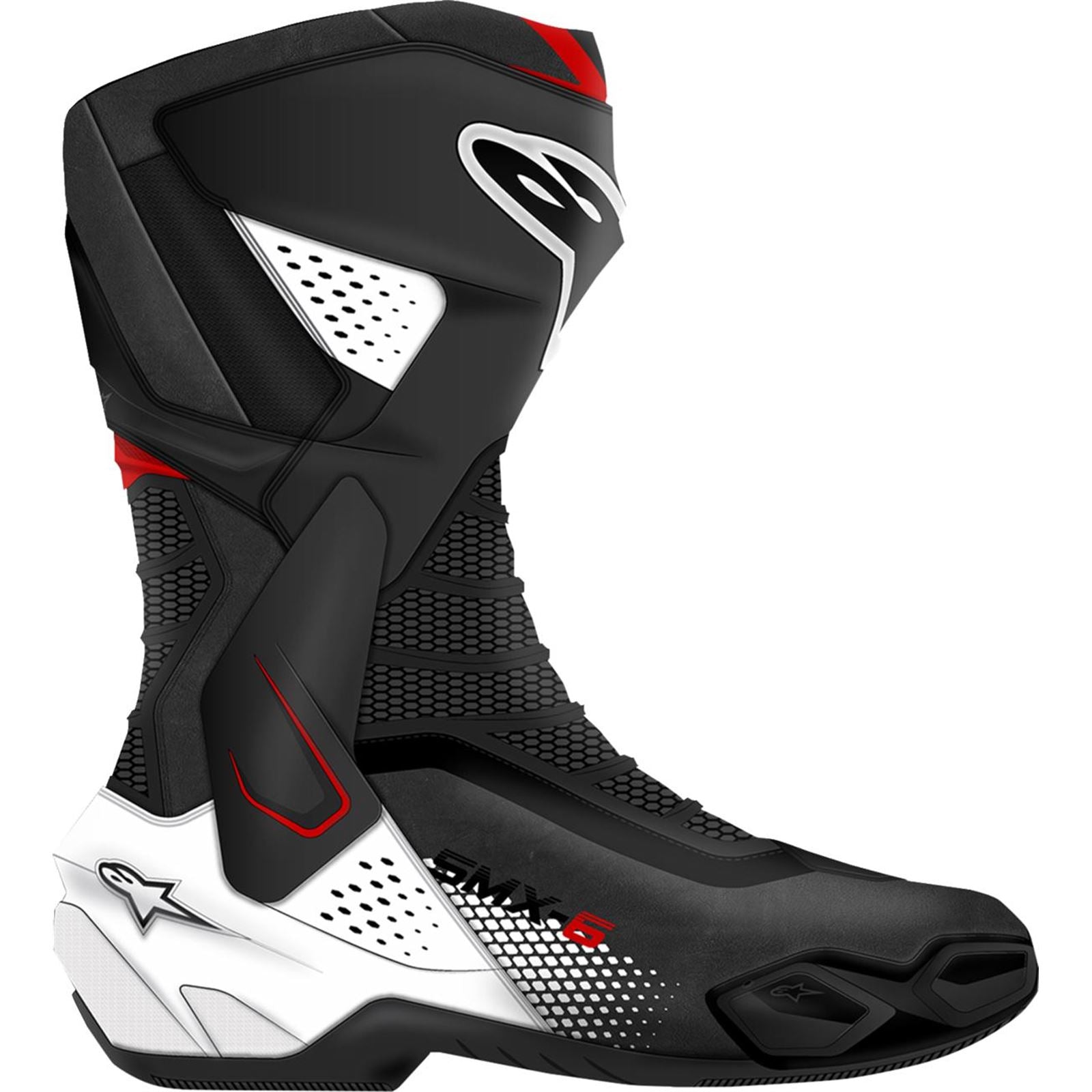 Alpinestars SMX-6 V3 Boots - Black/White/Red Graphic_1513420