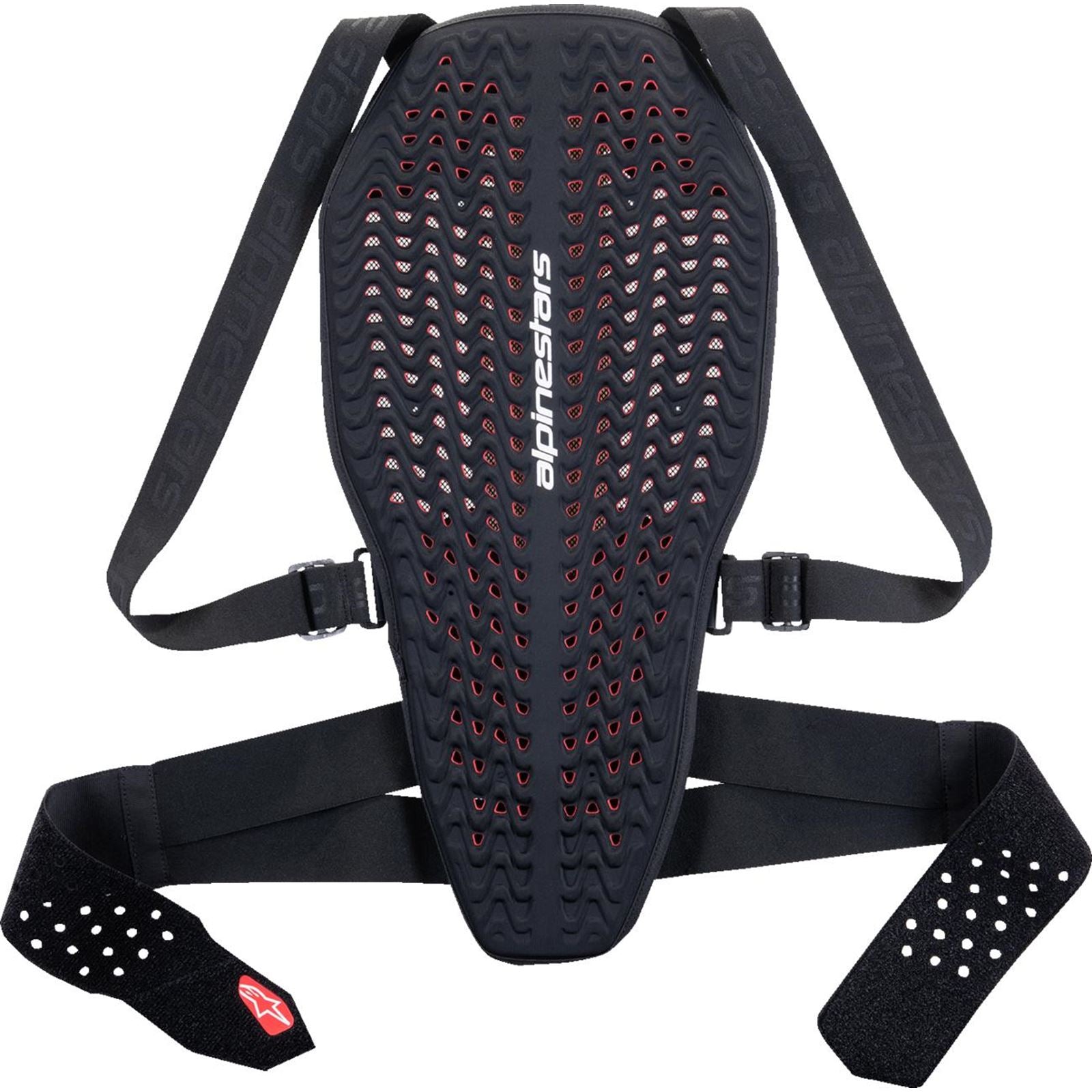 Alpinestars Nucleon Plasma Back Protector - Black/White/Red_1507350