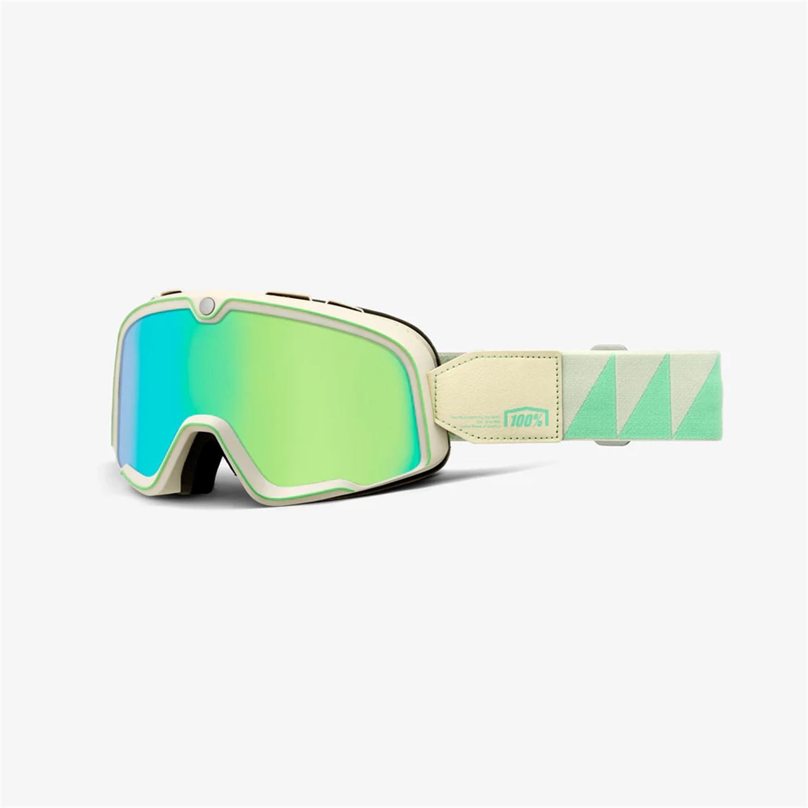 100% Barstow Goggle - Klipp/Mirror Green Lens 50000-00026_1533903