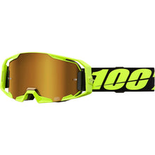 100% Armatic Goggle - Neon Yellow - Mirror True Gold 50060-00004_1523893