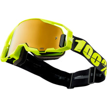 100% Armatic Goggle - Neon Yellow - Mirror True Gold 50060-00004_1531005