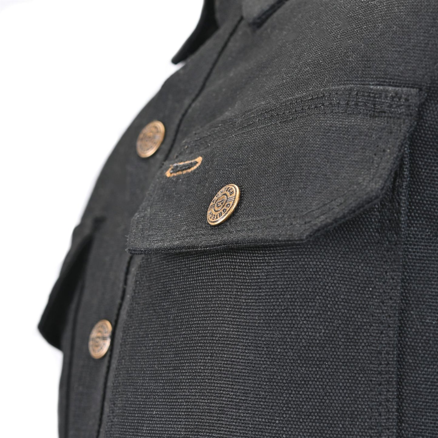 Cortech Rambler Wax Cotton Riding Jacket - Black - Medium [MPN: RAMBLER WAX COT]_1983305