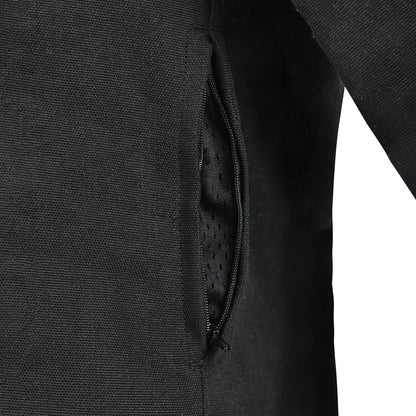 Cortech Rambler Wax Cotton Riding Jacket - Black - Medium [MPN: RAMBLER WAX COT]_1984513