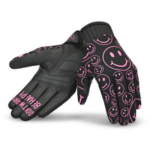 Cortech Standard Issue Happy Faces - Women's Gloves - Black/Pink - Small [MPN: STANDARD ISSUE]_1983487
