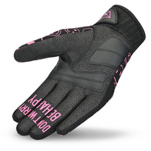Cortech Standard Issue Happy Faces - Women's Gloves - Black/Pink - Medium [MPN: STANDARD ISSUE]_1983488