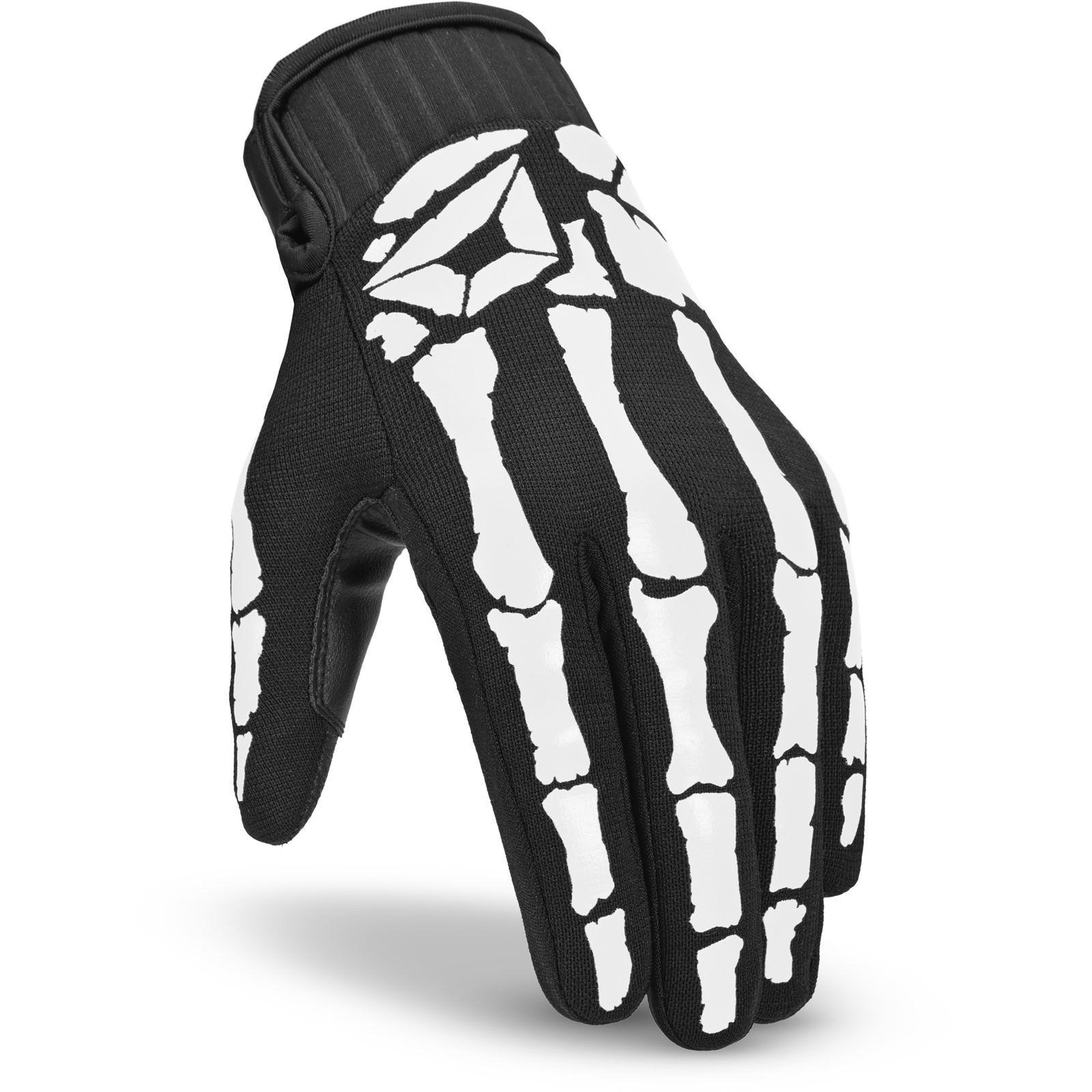 Cortech Standard Issue Bones Gloves - Black/White - Medium [MPN: STANDARD ISSUE-]_1984941