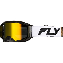 Fly Racing Zone Pro Goggles - White/Black/Gold with Gold Mirror/Smoke Lens 37-5189_1495215
