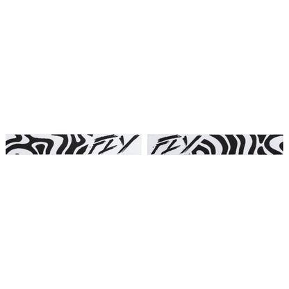 Fly Racing Zone Elite Goggles - Black/White with Black Mirror/Smoke Lens 37-5515_1495343