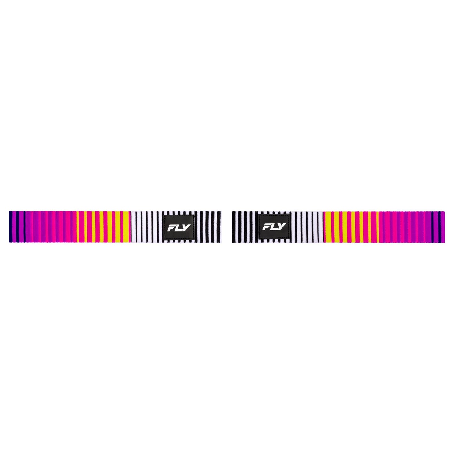 Fly Racing Zone Elite Goggles Pink/Yellow/Purple w/Iridescent Red Mirror/Smoke Lens 37-5517_1495347