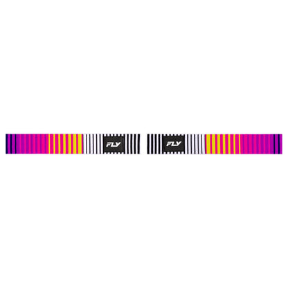 Fly Racing Zone Elite Goggles Pink/Yellow/Purple w/Iridescent Red Mirror/Smoke Lens 37-5517_1495347