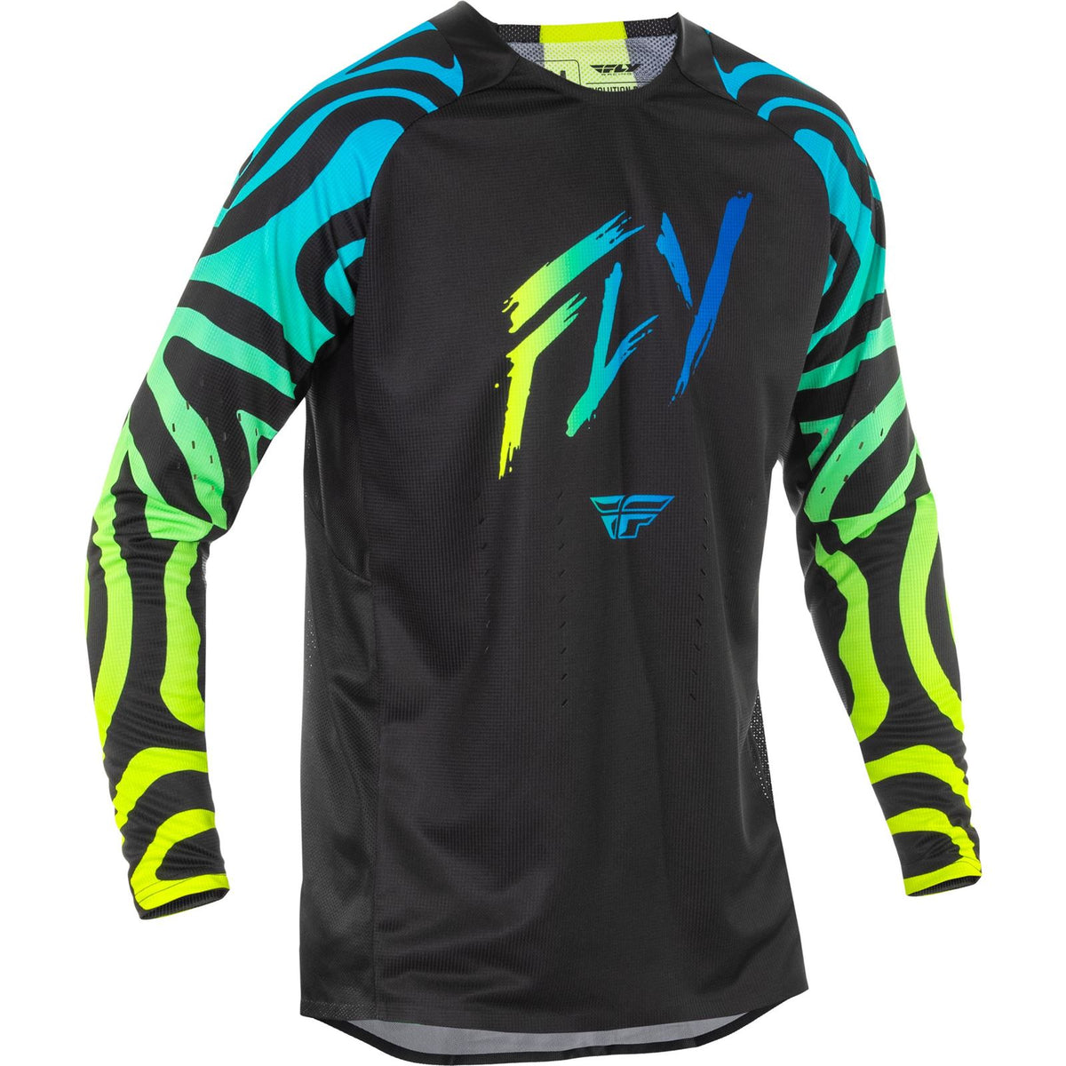 FLY Racing 2025 Evolution DST Zen Jersey - Black/Blue/Hi-Vis_1495486