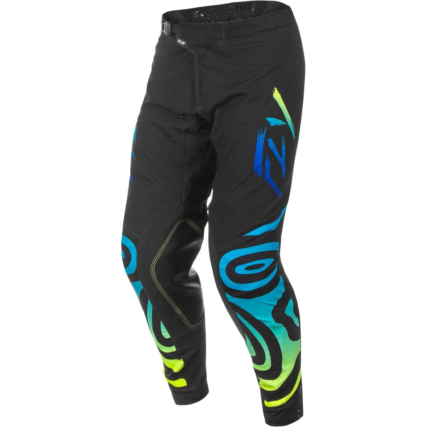 Fly Racing 2025 Evolution DST Zen Pants - Black/Blue/Hi-Vis_1495587