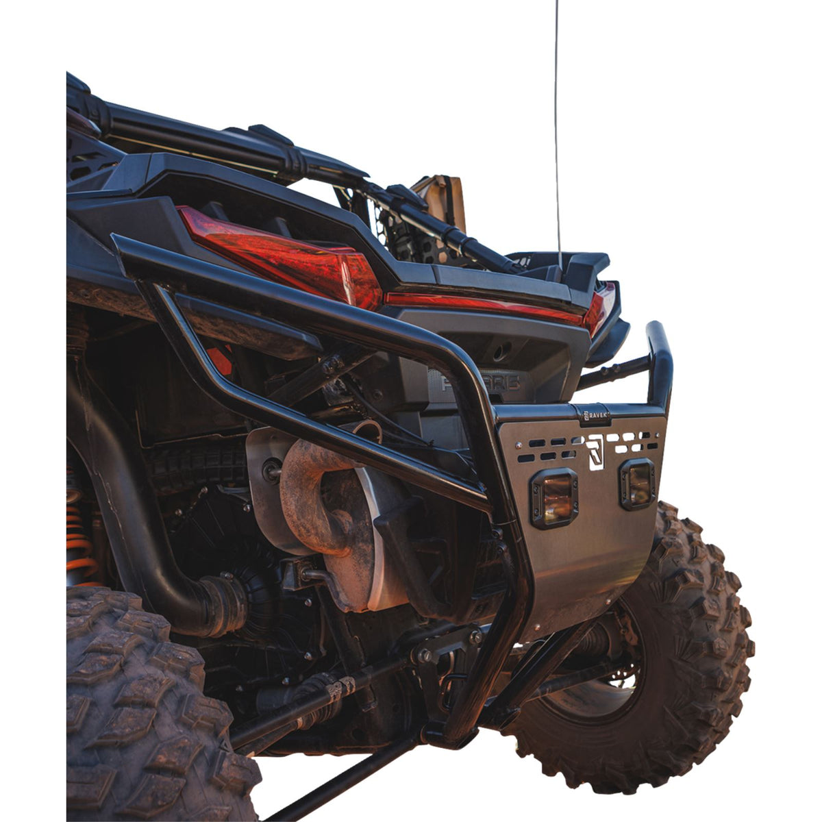 Ravek Rear Bumper - Plug & Play Reverse LED Lighting - Fits Polaris models 64-308BKL_1494030
