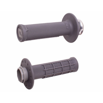 ODI Micro-X Lock-On Grips - Half-Waffle - Grey/Black (Soft) [MPN: H36MXG]_1710272