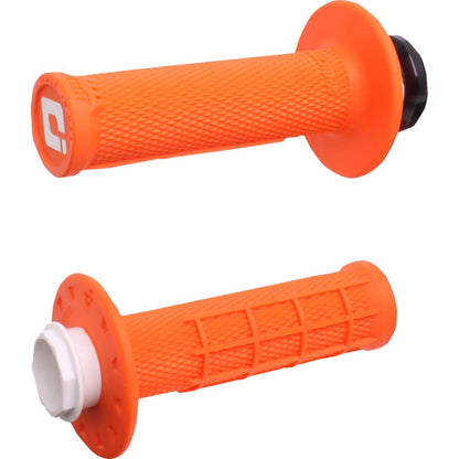 ODI Micro-X Half-Waffle v2 Lock-On Grips - Orange/Black [MPN: H36MXO]_1707813