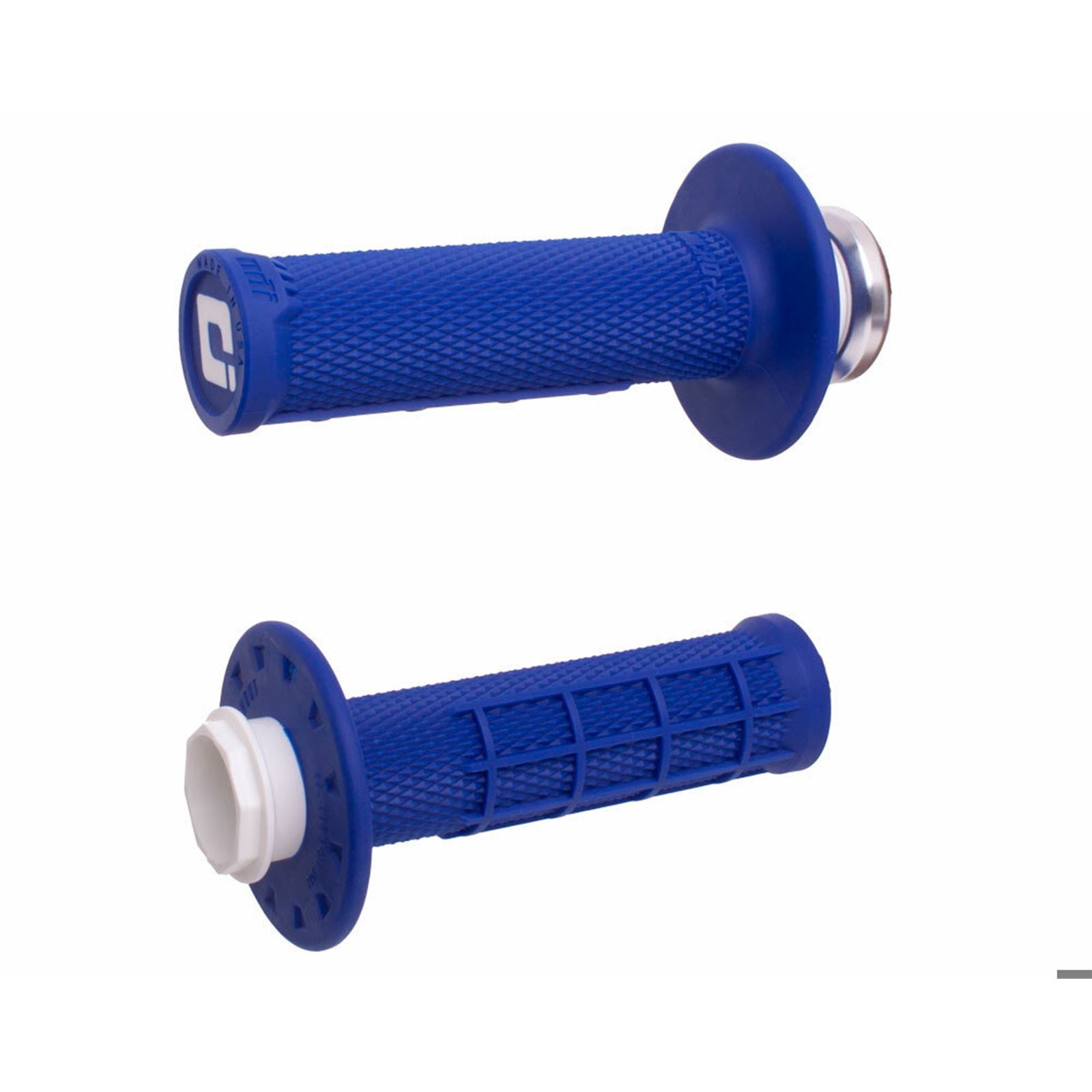 ODI Micro-X Half-Waffle v2 Lock-On Grips - Blue/Black [MPN: H36MXU]_1707803