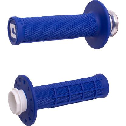 ODI Micro-X Half-Waffle v2 Lock-On Grips - Blue/Black [MPN: H36MXU]_1707542
