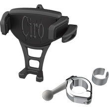 Ciro Phone Holder - Constrictor - Black - Chrome 7/8" | 1" Handlebar Mount [MPN: 50352]_1494083