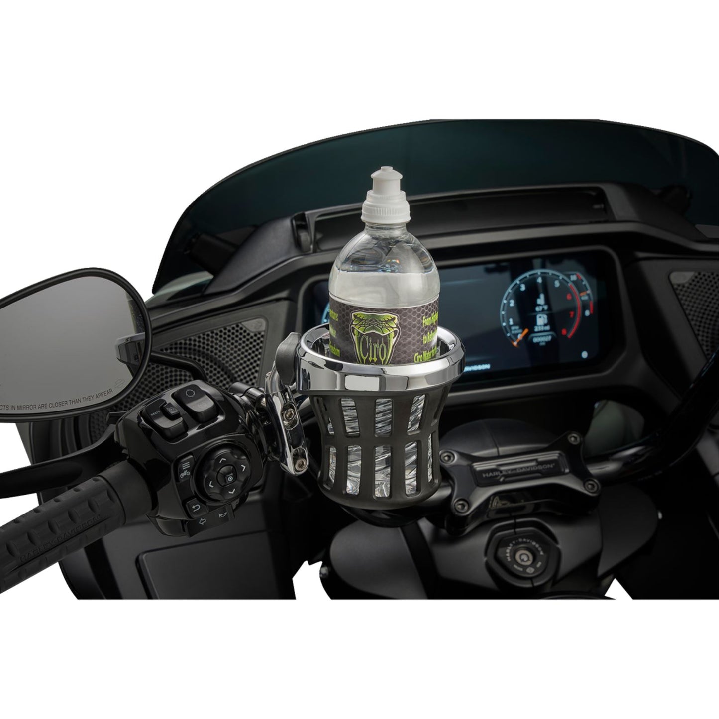 Ciro Drink Holder - Gen 2 - Chrome - Chrome Perch Mount [MPN: 55410]_1494093